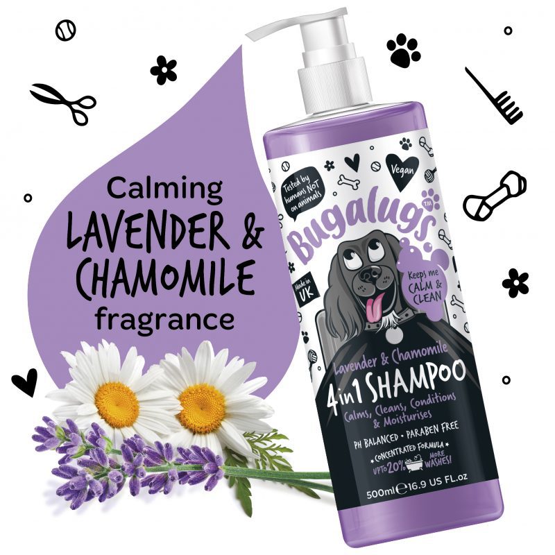 Bugalugs Lavender & Chamomile 4 in 1 Shampoo