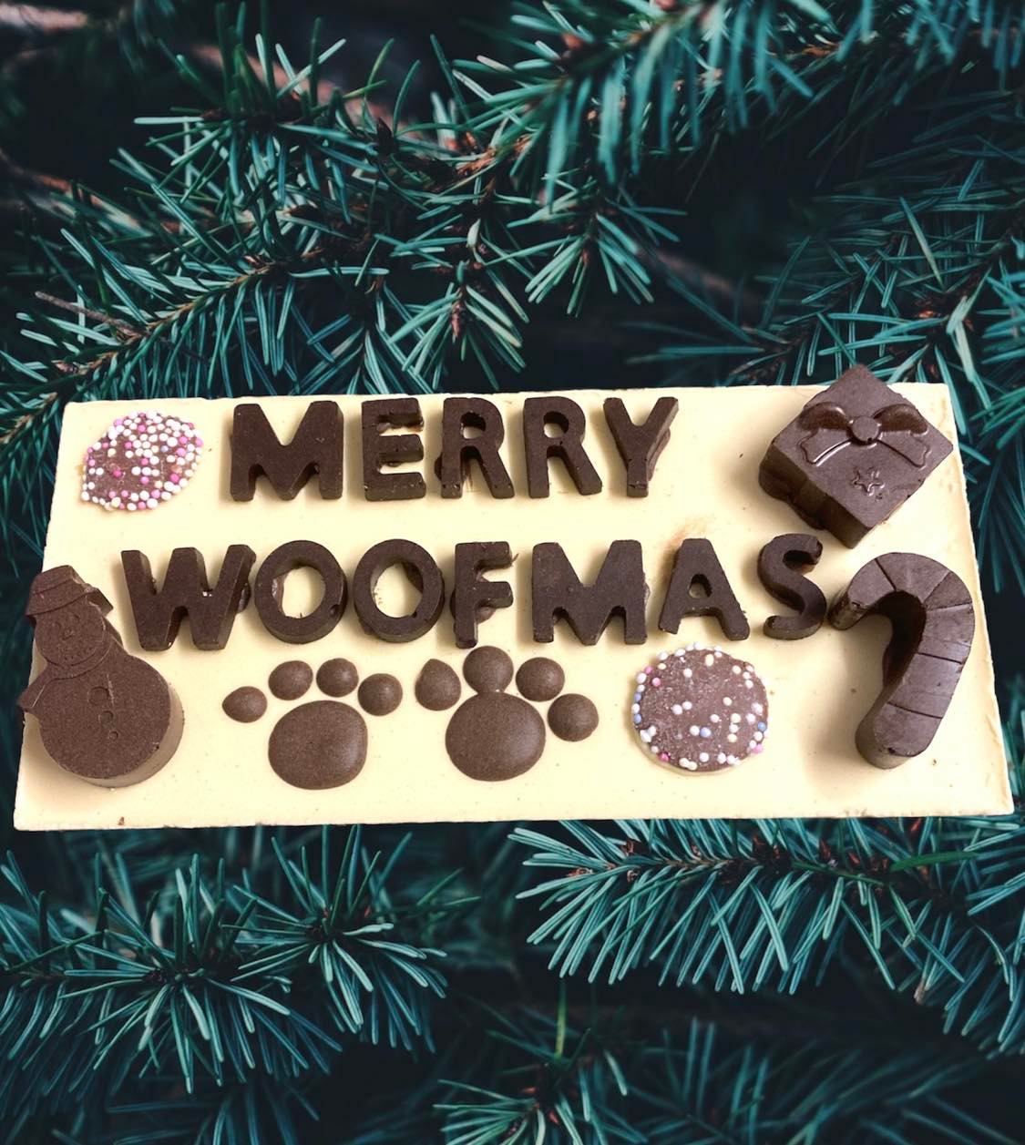 Merry Woofmas Chocolate Bar